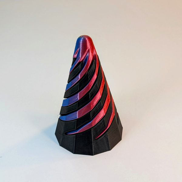 Dodec Pyramid - Spiral Pass-through Fidget Toy