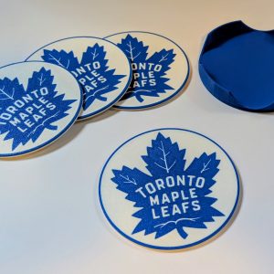 Toronto Maple Leaf Coasters - Set of 4