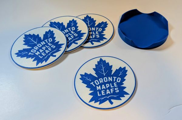 Toronto Maple Leaf Coasters - Set of 4